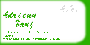 adrienn hanf business card